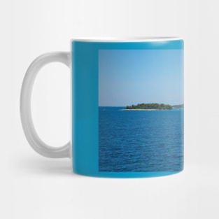 View of Adriatic Coast from Rovinj, Croatia Mug